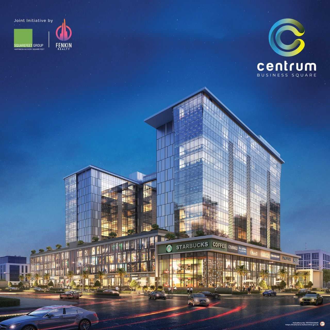 Centrum Business Square -  Luxurious Smart offices - Position in 4 Months