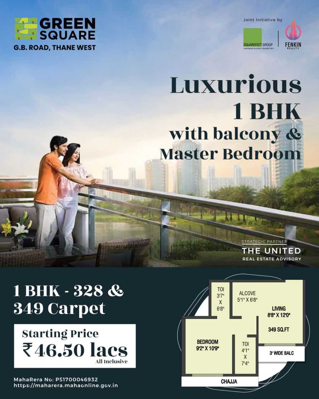 Green Square luxurious Flat Under Contraction Possession From March 2025